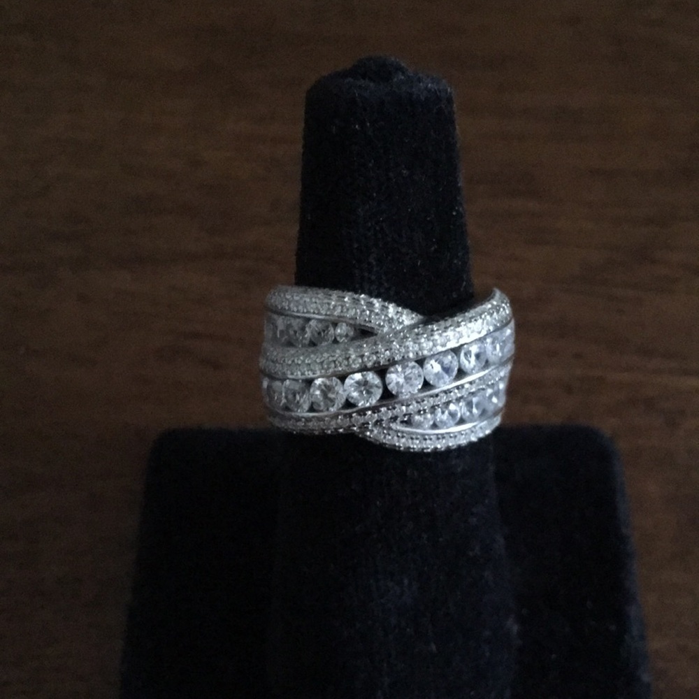 NWOT Sterling Silver CZ Ring